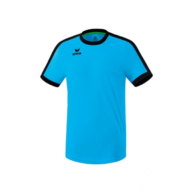 Erima Sport T-shirt Jersey Retro Star (100% Polyester) Curacao Blue/Black Men